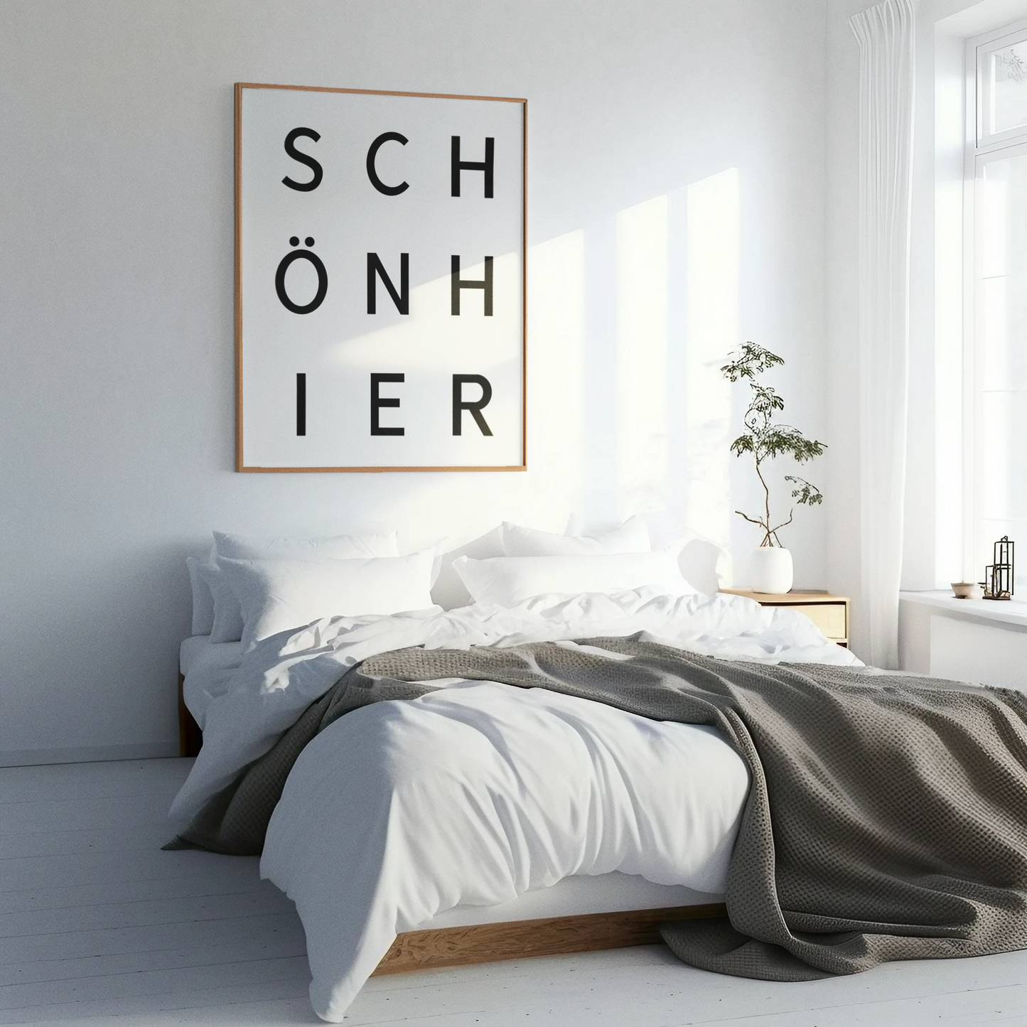 SCHÖN HIER - weißer Hintergrund