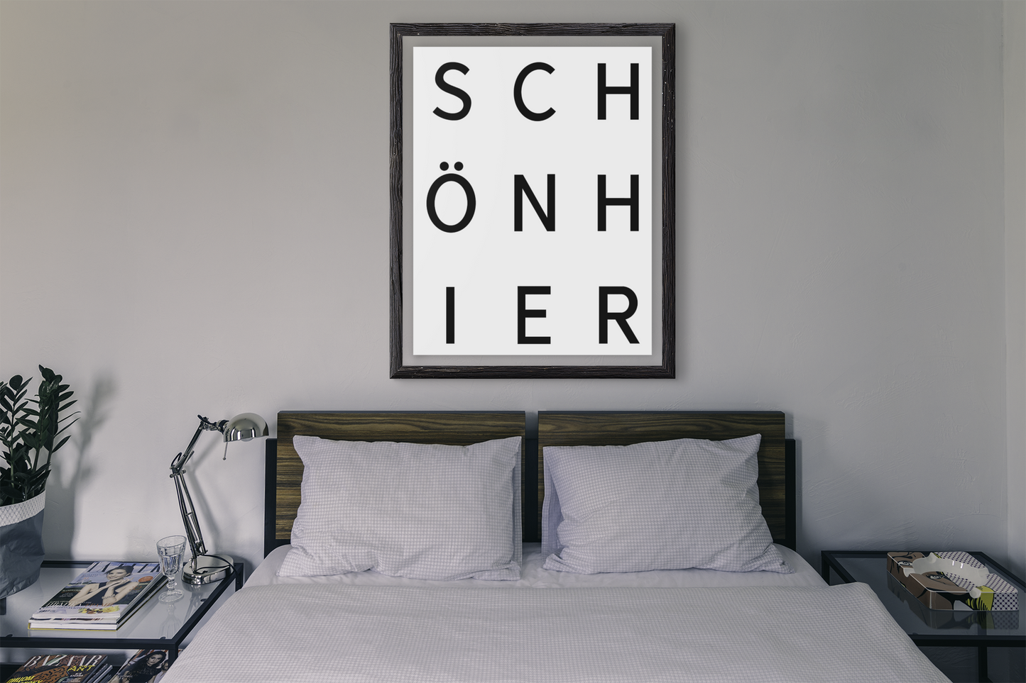SCHÖN HIER - weißer Hintergrund