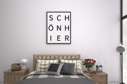 SCHÖN HIER - weißer Hintergrund